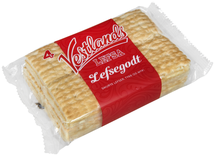 Lefsegodt 4stk 230g Display Vestlandslefsa - Bilde 2