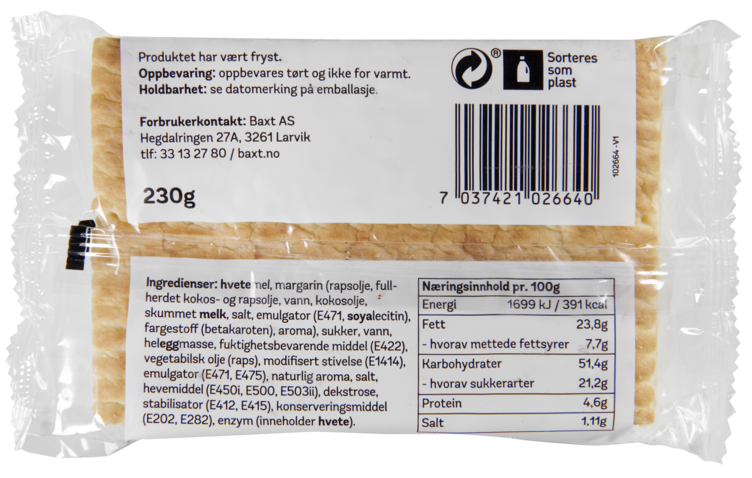 Lefsegodt 4stk 230g Display Vestlandslefsa - Bilde 7