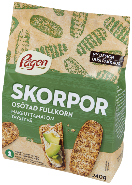 Skorpor Fullkorn 240g Pågen - Bilde 4