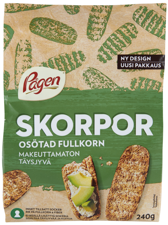 Skorpor Fullkorn 240g Pågen