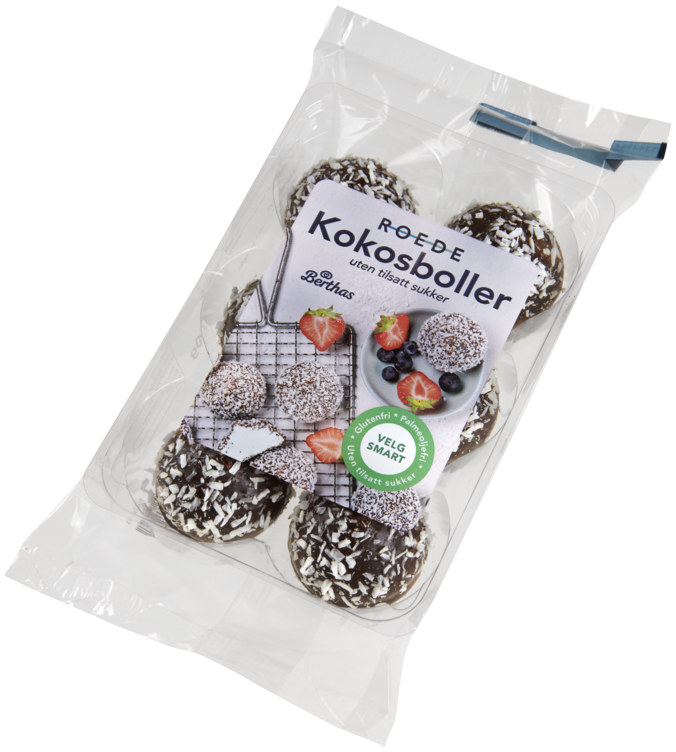 Kokosboller u/Sukker 6pk Berthas - Bilde 4