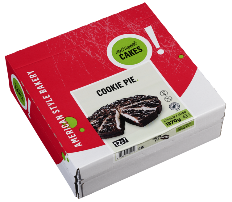Cookie Pie Oppdelt 12 Biter 1370g - Bilde 2
