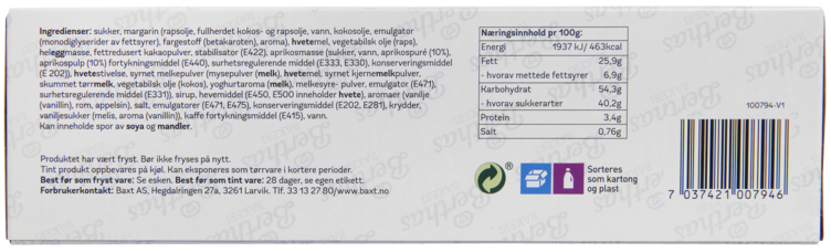 Tropisk Aroma 850g Berthas - Bilde 6