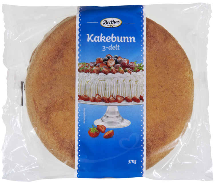 Kakebunn 3-delt 370g Berthas - Bilde 3