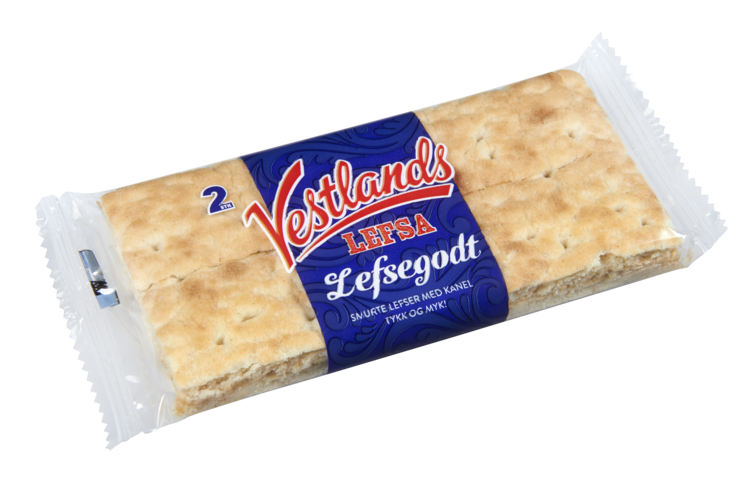 Lefsegodt 2pk 75g Vestlandslefsa