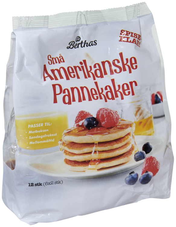 Amerikanske Pannekaker 12stk 240g Berthas - Bilde 2