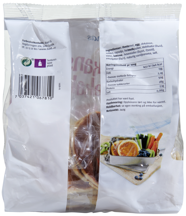 Amerikanske Pannekaker 12stk 240g Berthas - Bilde 6