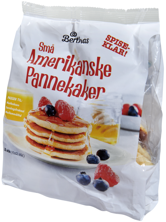 Amerikanske Pannekaker 12stk 240g Berthas - Bilde 4