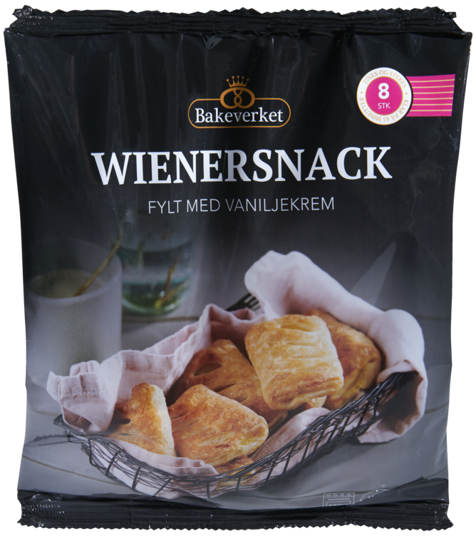 Wienersnack Vanilje 8stk 400g Bakeverket - Bilde 3