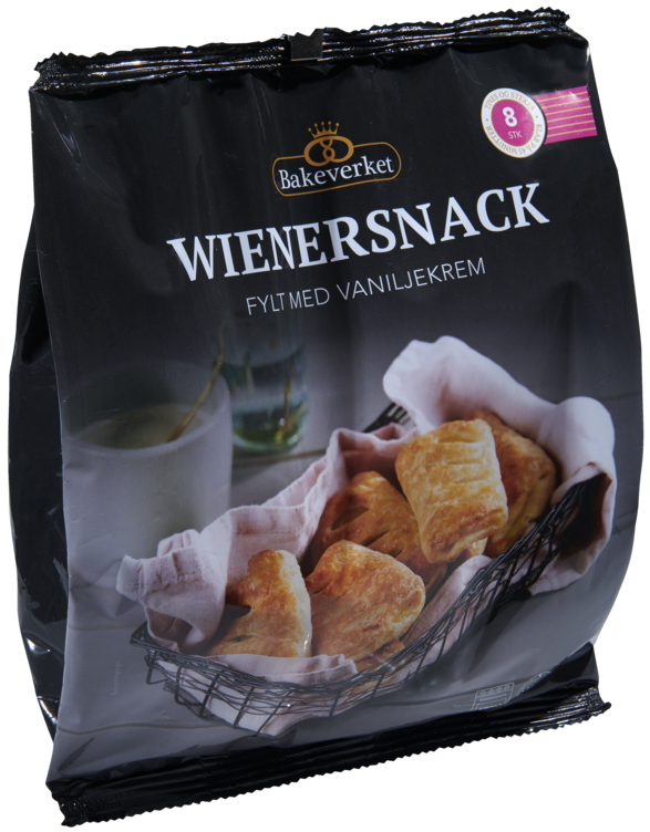 Wienersnack Vanilje 8stk 400g Bakeverket - Bilde 2