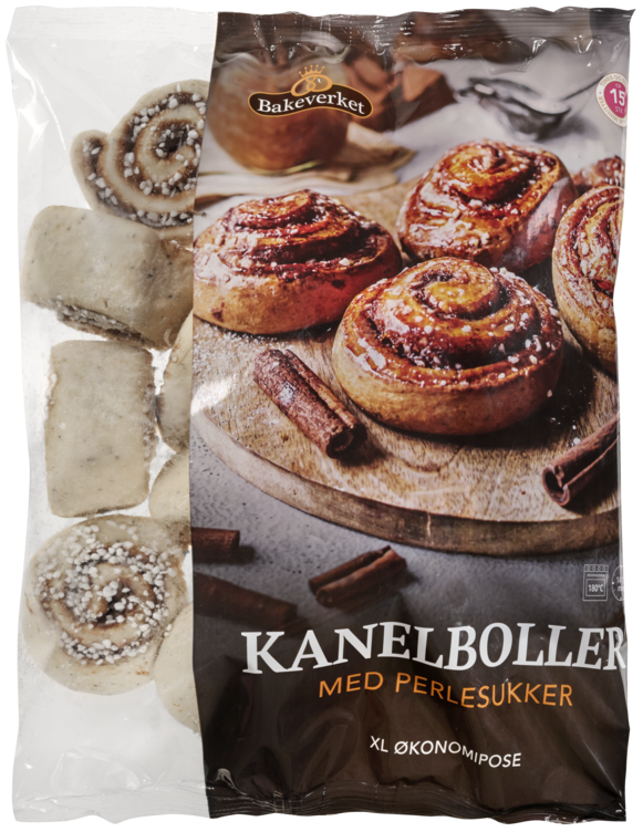 Kanelboller 80g Xl Pose 1200g Bakeverket - Bilde 3