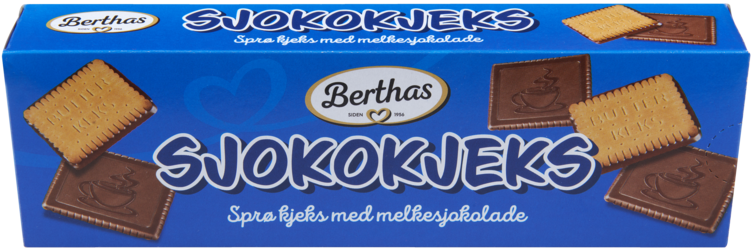 Sjokokjeks 125g Berthas
