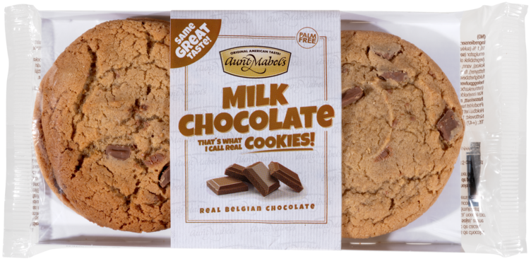 Milk Chocolate Cookies 4pk 180g Aunt Mabels