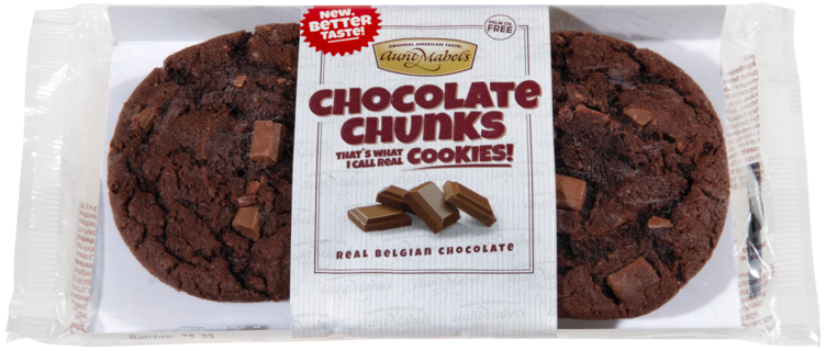 Chocolate Chunk Cookies 4pk 180g Aunt Mabels - Bilde 2
