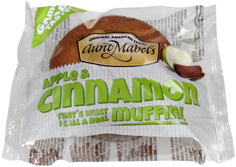 Muffins Apple Cinnamon 100g Aunt Mabels