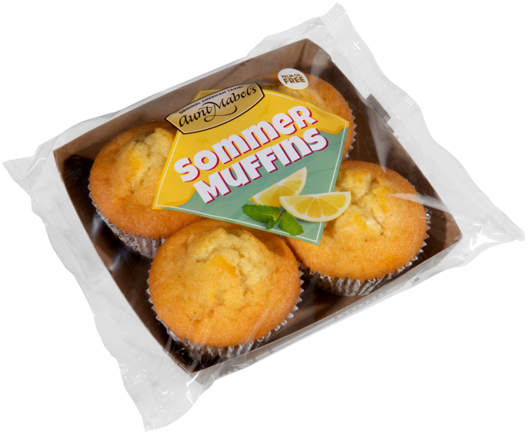 Muffins Lemon 4pk 280g Aunt Mabels - Bilde 2
