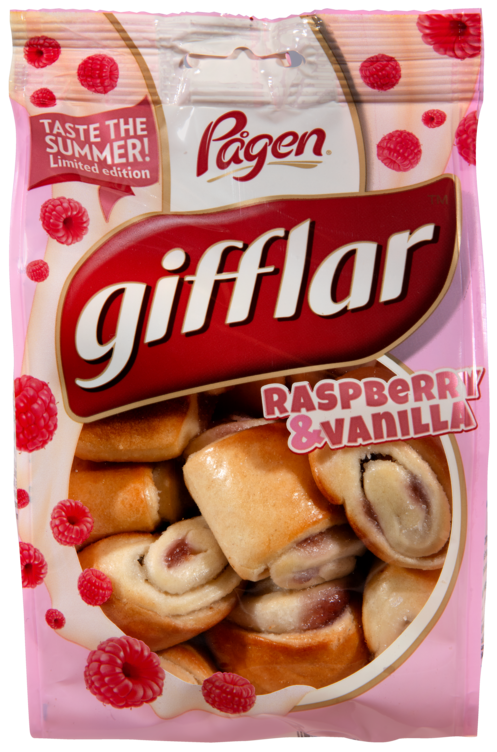 Gifflar Raspberry Vanilla 260g Display Pågen - Bilde 3