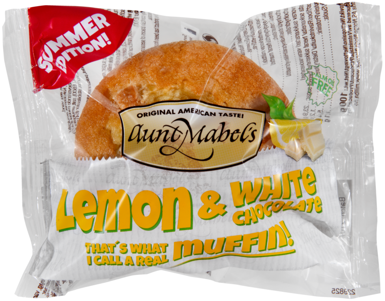 Muffins Lemon White Chocolate 100g Aunt Mabels - Bilde 3