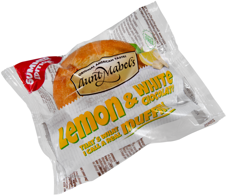 Muffins Lemon White Chocolate 100g Aunt Mabels - Bilde 2