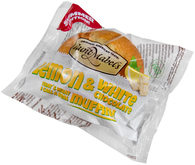 Muffins Lemon White Chocolate 100g Aunt Mabels - Bilde 4