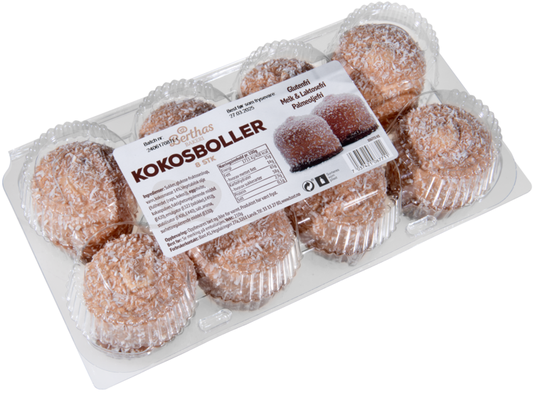 Kokosboller 8pk 210g Berthas - Bilde 2