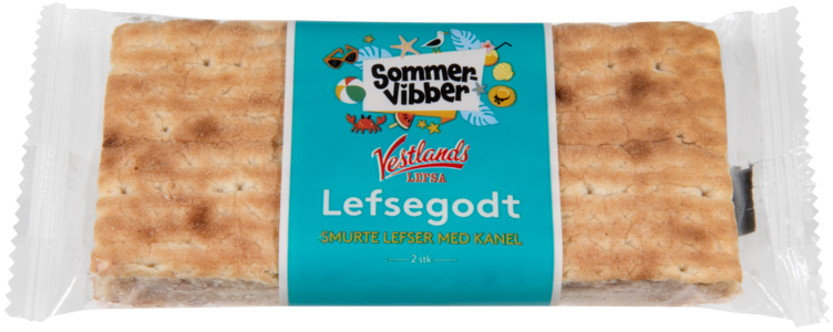 Lefsegodt 2pk Sommervibber 75g Vestlandslefsa