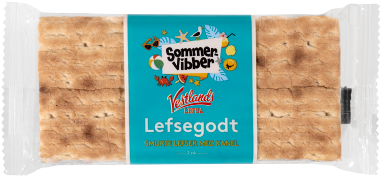Lefsegodt 2pk Sommervibber 75g Vestlandslefsa - Bilde 3