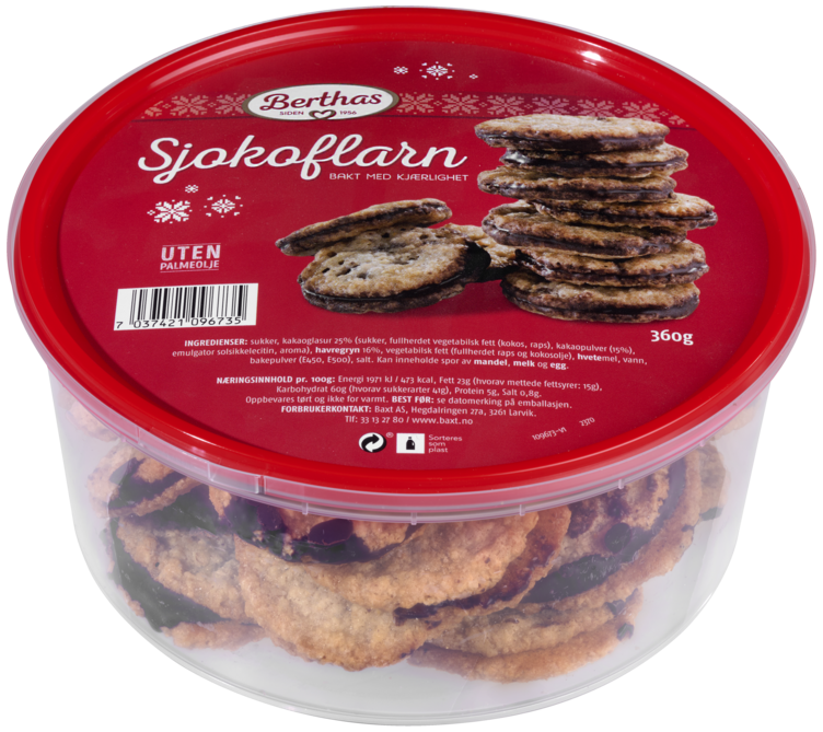 Sjokoflarn 360g Berthas