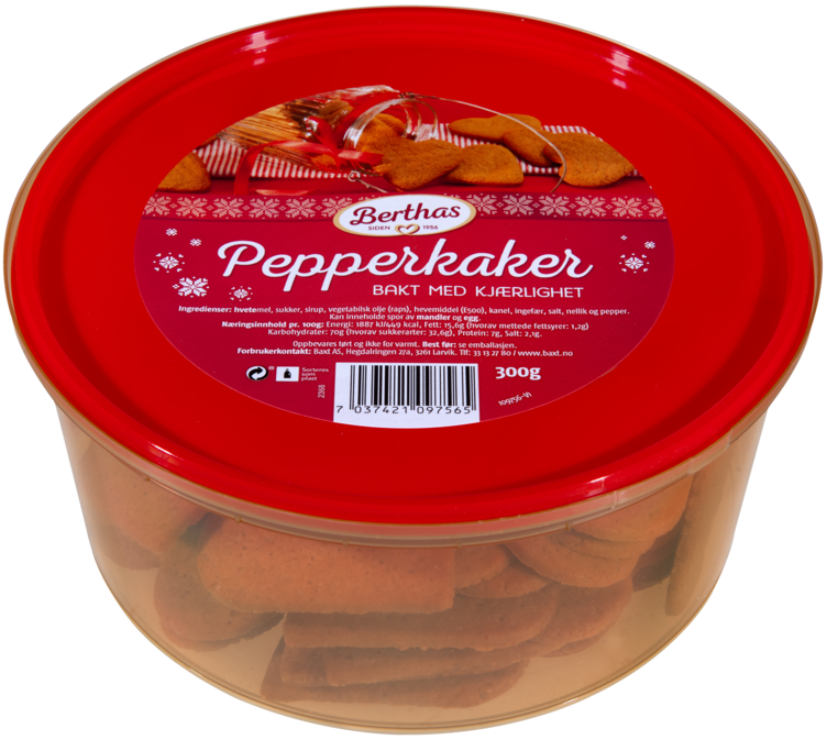 Pepperkaker 300g 1/2pl Berthas
