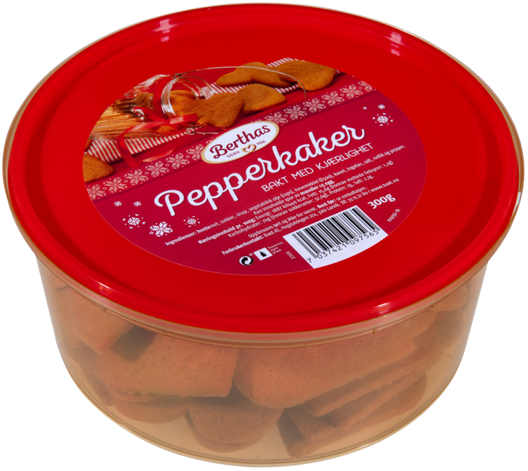 Pepperkaker 300g 1/2pl Berthas - Bilde 2