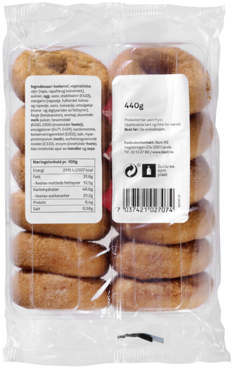 Smultringer 12stk 440g Berthas X20 - Bilde 7