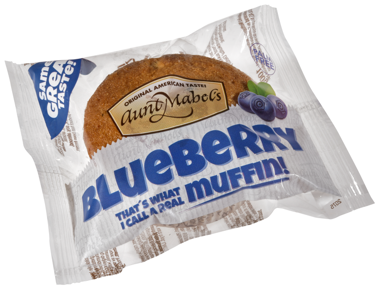 Muffins Blueberry 95g Aunt Mabels - Bilde 2