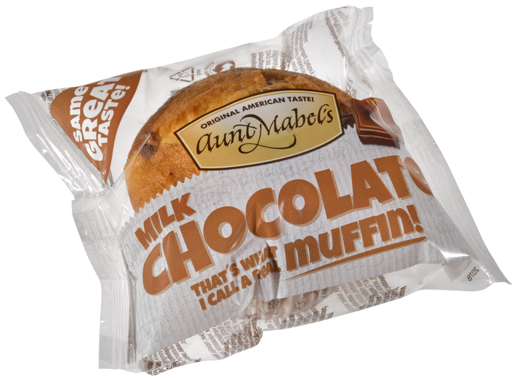 Muffins Milk Chocolate 95g Aunt Mabels - Bilde 2