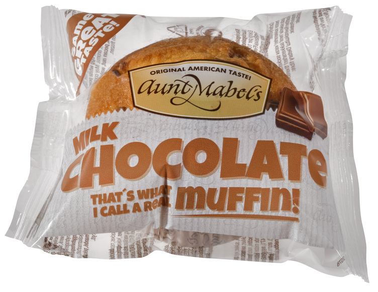Muffins Milk Chocolate 95g Aunt Mabels