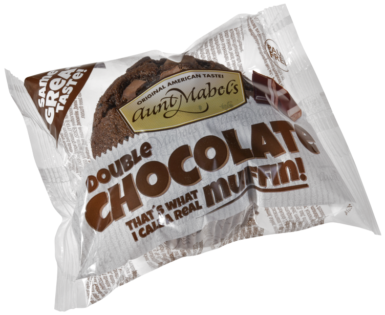 Muffins Double Chocolate 95g Aunt Mabels - Bilde 2