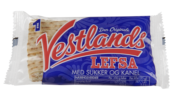 Lefse 1pk 35g Vestlandslefsa