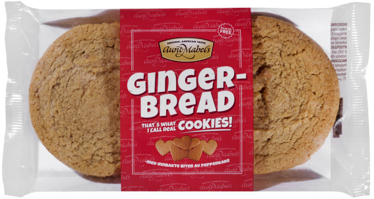 Gingerbread Cookies 4pk 180g Aunt Mabels