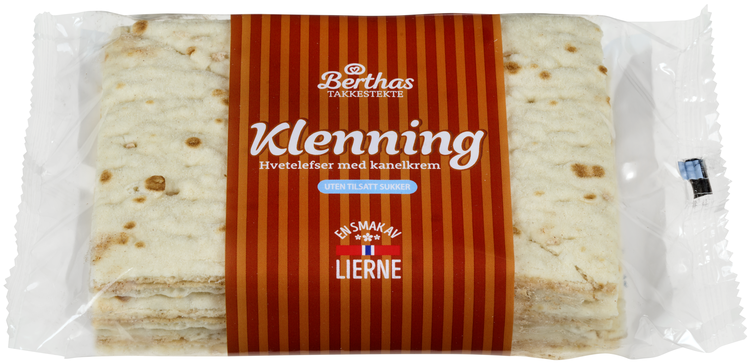 Klenning uten Tilsatt Sukker 160g Berthas