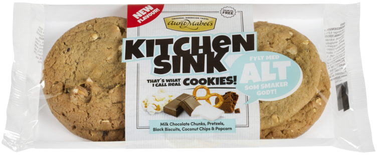 Cookies Kitchen Sink 4pk 180g Aunt Mabels