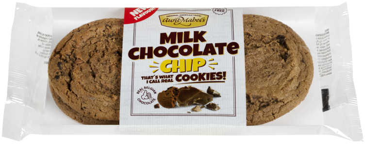 Cookies Chocolate Chip 4pk 180g Aunt Mabels
