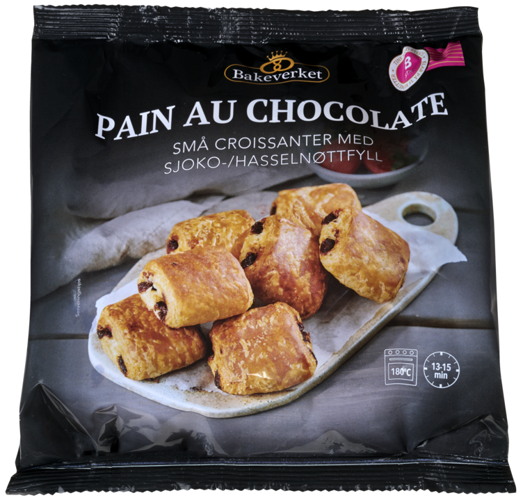 Pain Au Chocolate 8stk 240g Bakeverket
